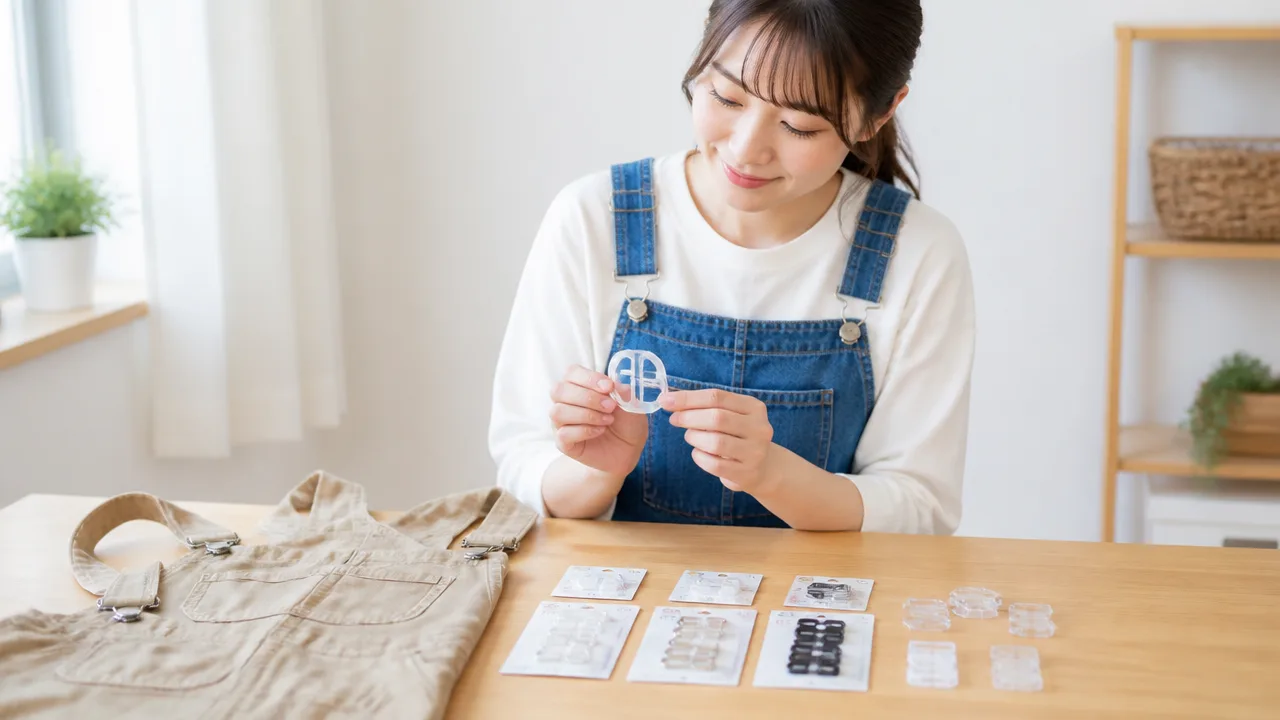 サロペットの肩紐が落ちるときの対策は?簡単な直し方を紹介